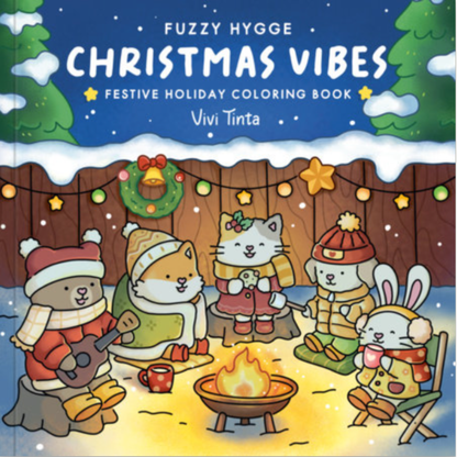 Fuzzy Hygge: Christmas Vibes Colouring Book {OCTOBER 2026}