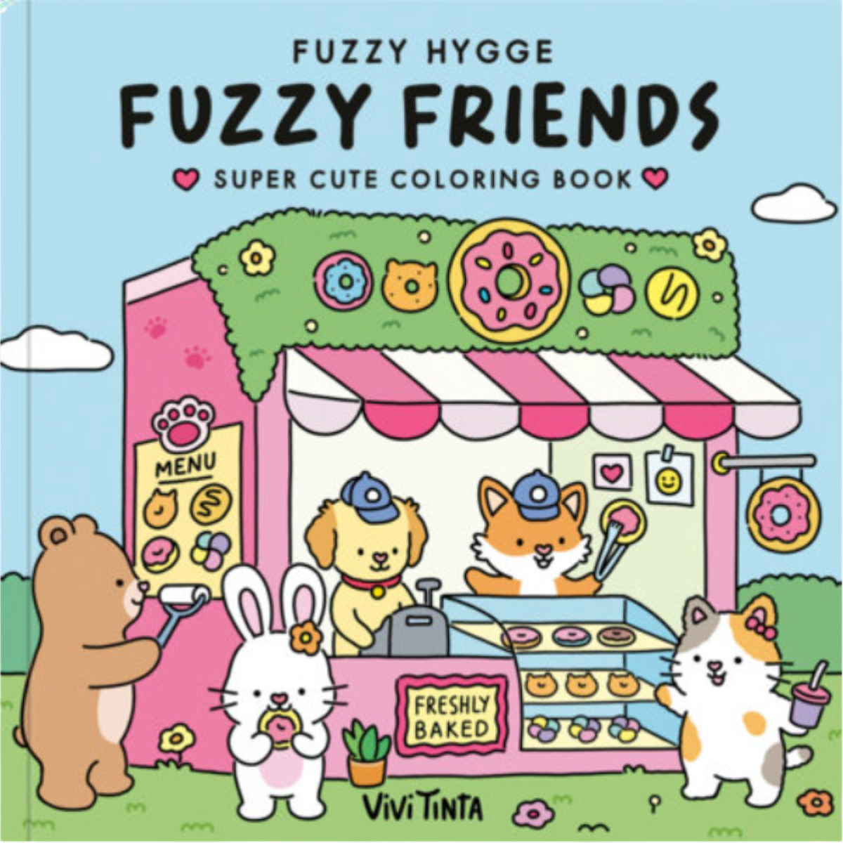 Fuzzy Hygge: Fuzzy Friends Colouring Book