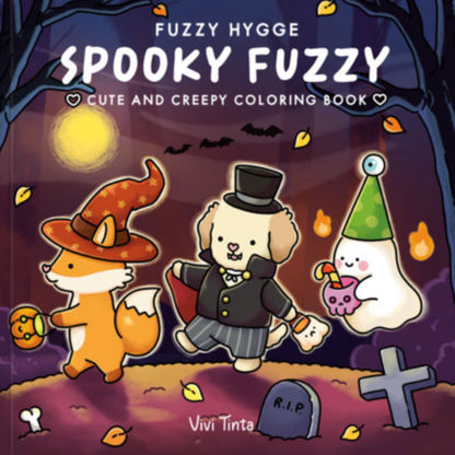 Fuzzy Hygge: Spooky Fuzzy Colouring Book {AUGUST 2026}