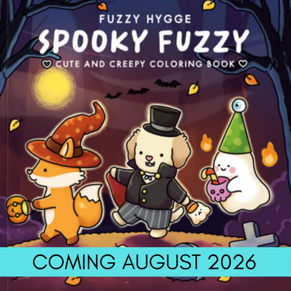 Fuzzy Hygge: Spooky Fuzzy Colouring Book {AUGUST 2026}