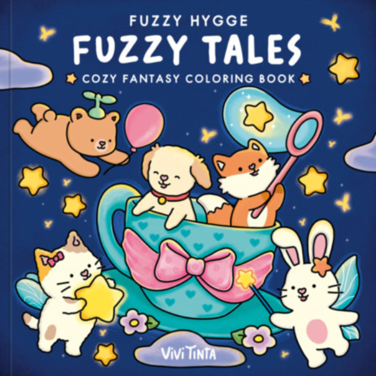 Fuzzy Hygge: Fuzzy Tales Colouring Book