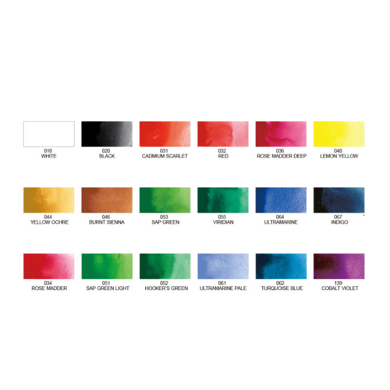 Kuretake Gansai Tambi Watercolour 18 Colour Set