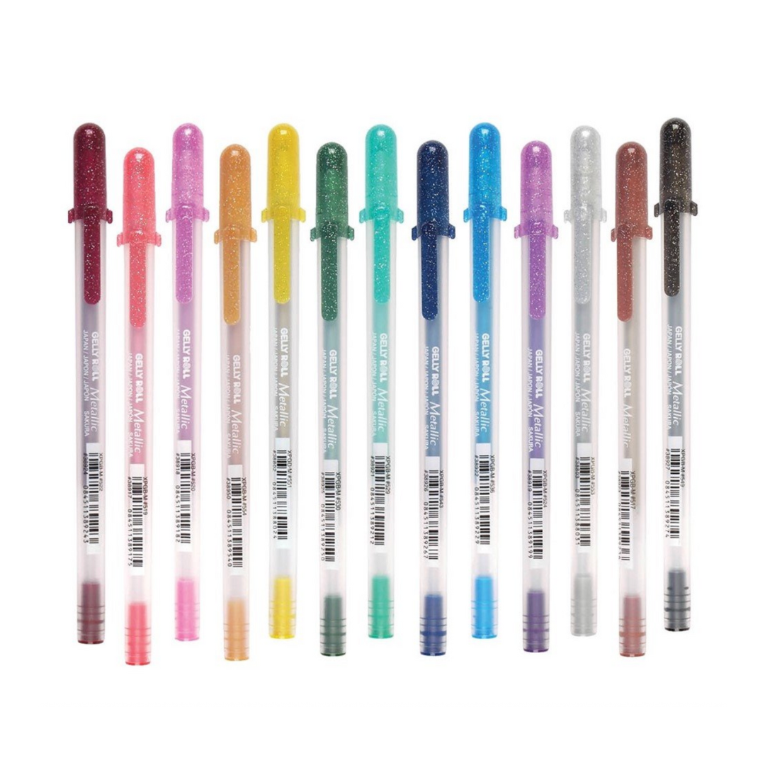 Sakura Gelly Roll Metallic Medium Point Pens