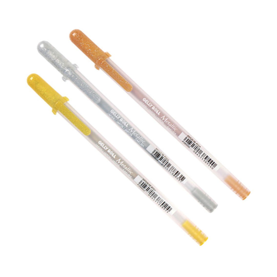 Sakura Gelly Roll Metallic Pen Set of 3