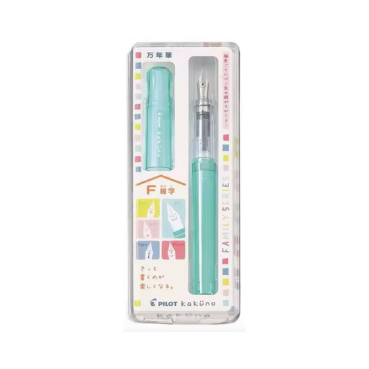 Pilot Kakuno Fountain Pen - Aqua (Fine)