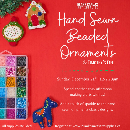 Hand Sewn Beaded Ornaments @ Timothy's Cafe | December 21st 12-2:30pm