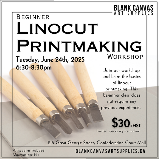 Beginner Lino Printmaking Workshop June 24th