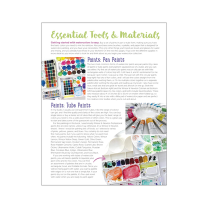 Just Add Watercolor Flowers: Easy Techniques and Beautiful Patterns for True Beginners