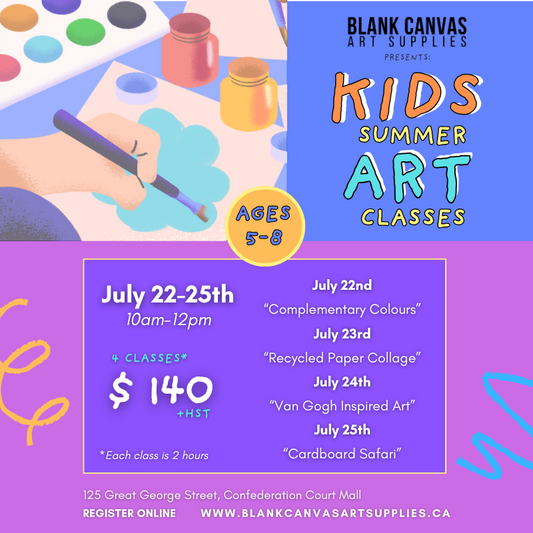 BCAS Kids Art Club July 22-25th 10am-12pm (Week 3)
