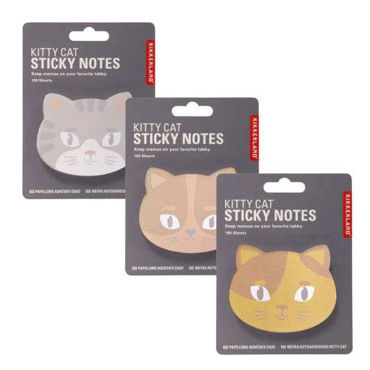 Kikkerland Kitty-Cat Sticky Notes