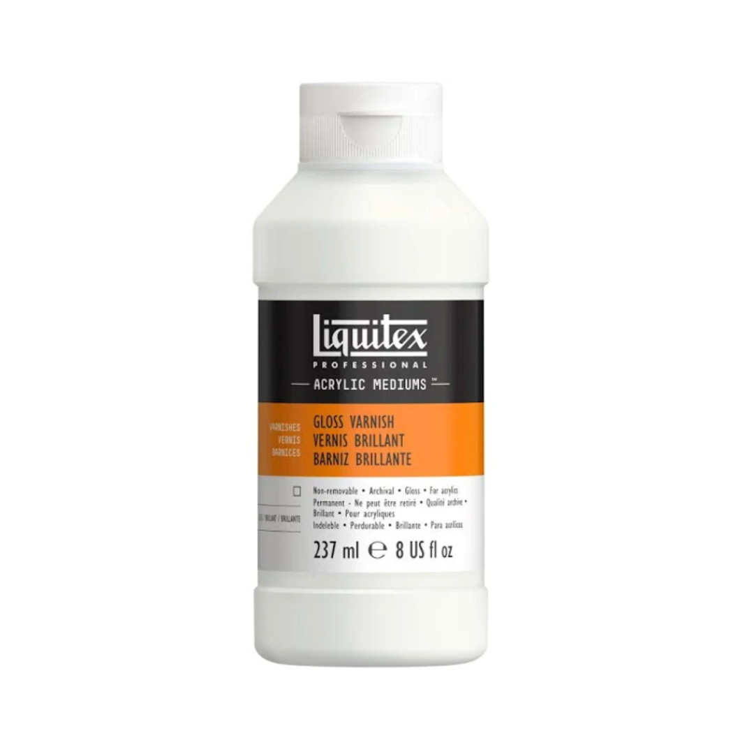 Liquitex Gloss Varnish 8oz (Flex Surface)