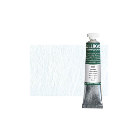 Lukas Studio Gouache Paint 20ml Opaque White