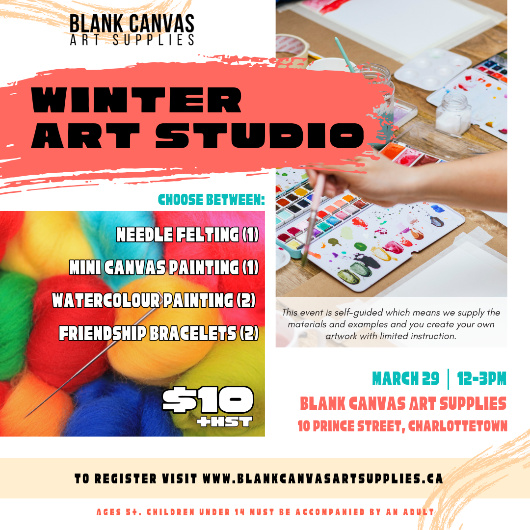 Drop-in Workshop: Winter Art Studio March 29th