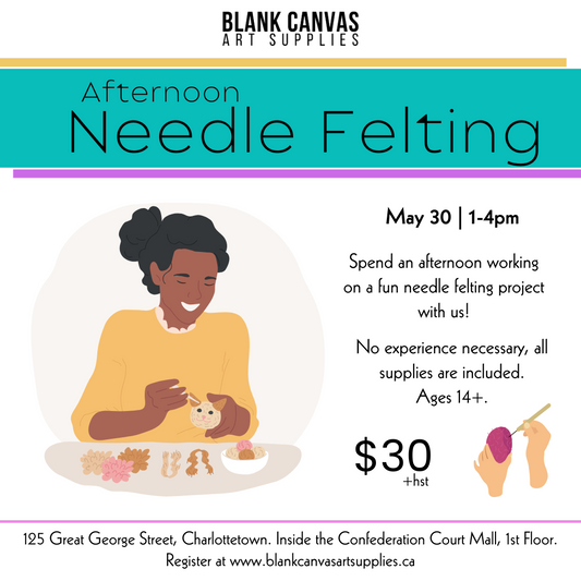Afternoon Needle Felting May 30th 1-4pm