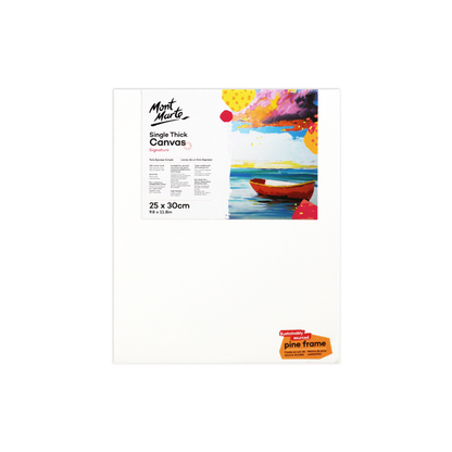 Mont Marte Studio Stretched Canvas Single Thick