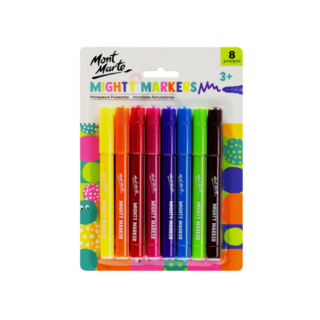 Mont Marte Kids Mighty Marker Set of 8