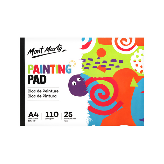 Mont Marte Kids Painting Pad A4 25 Sheets