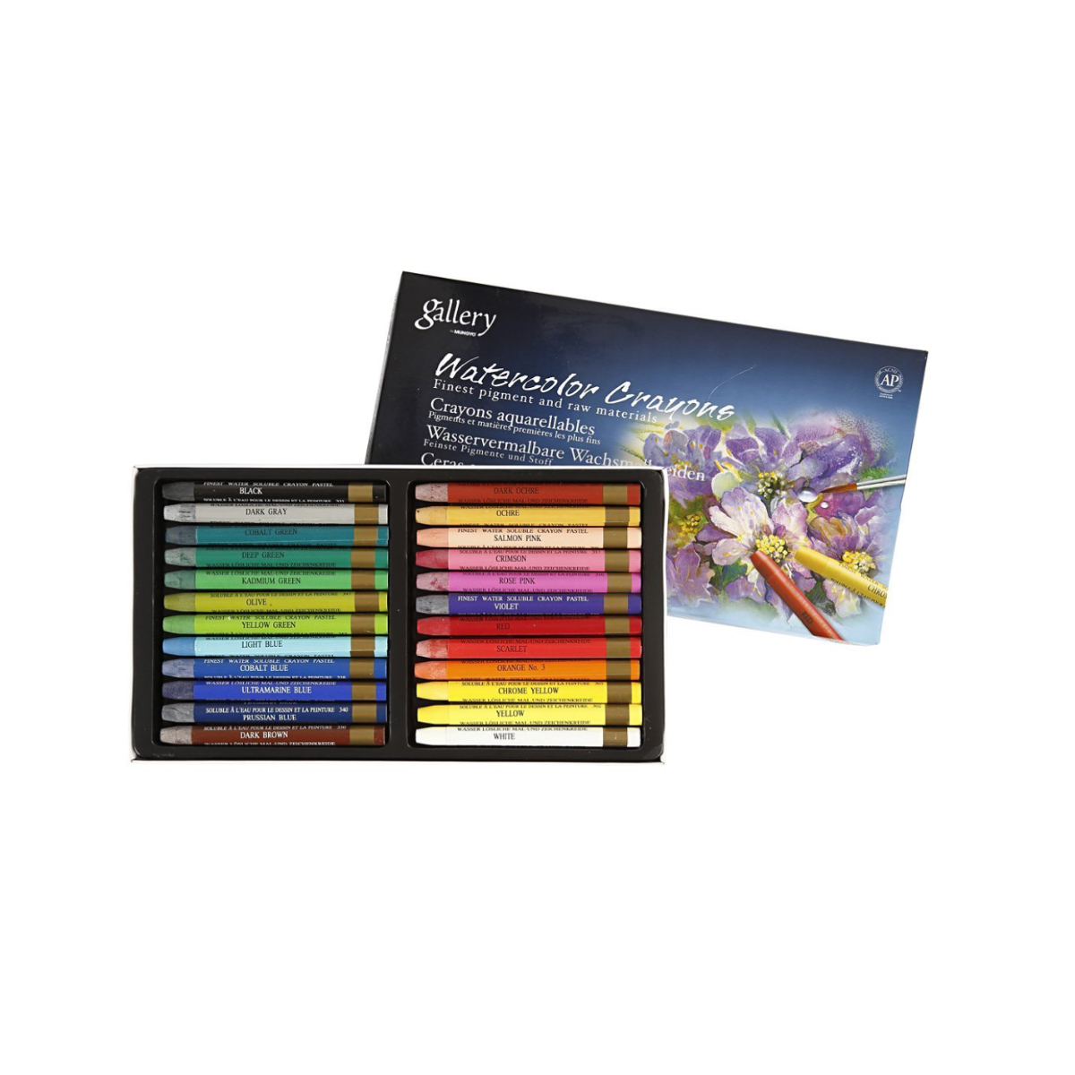 Mungyo Watercolor Crayon Sets Assorted Colours