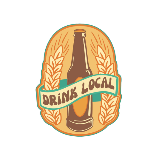 🇨🇦 "Drink Local" Sticker
