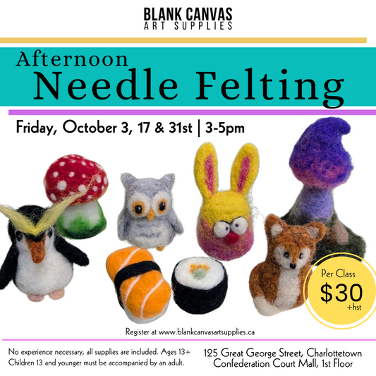 October Afternoon Needle Felting 3-5pm