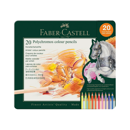 NEW COLOURS Faber-Castell Polychromos Colour Pencil Set of 20 {COMING SOON}