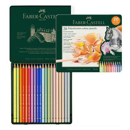 NEW COLOURS Faber-Castell Polychromos Colour Pencil Set of 20 {COMING SOON}