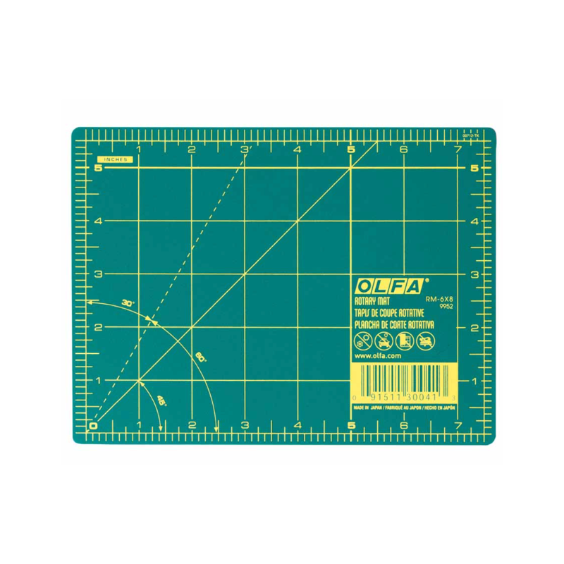 OLFA Double-sided Cutting Mat 6x8"