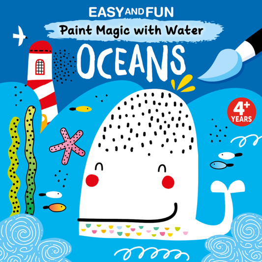 "Paint Magic with Water: Oceans" Colouring Book