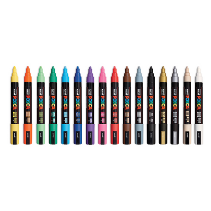 POSCA Paint Marker Set of 16 Colours PC-5M