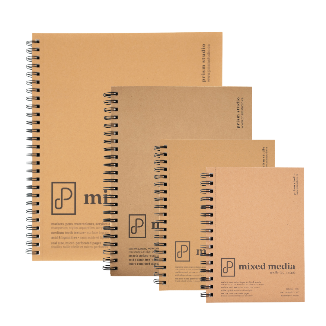 Prism Studio Mixed Media Pads 98lbs Spiral Bound