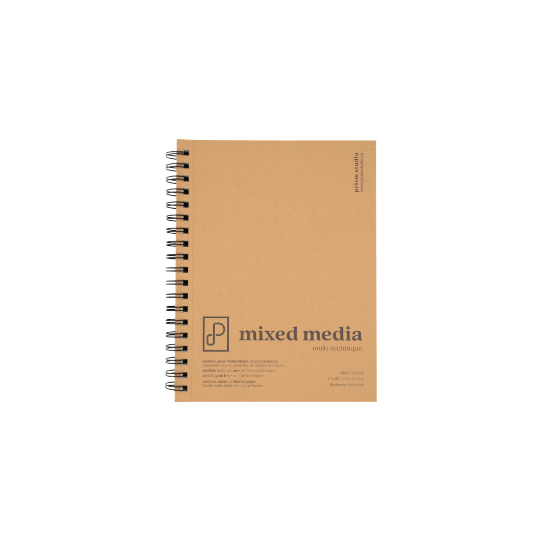 Prism Studio Mixed Media Pads 98lbs Spiral Bound