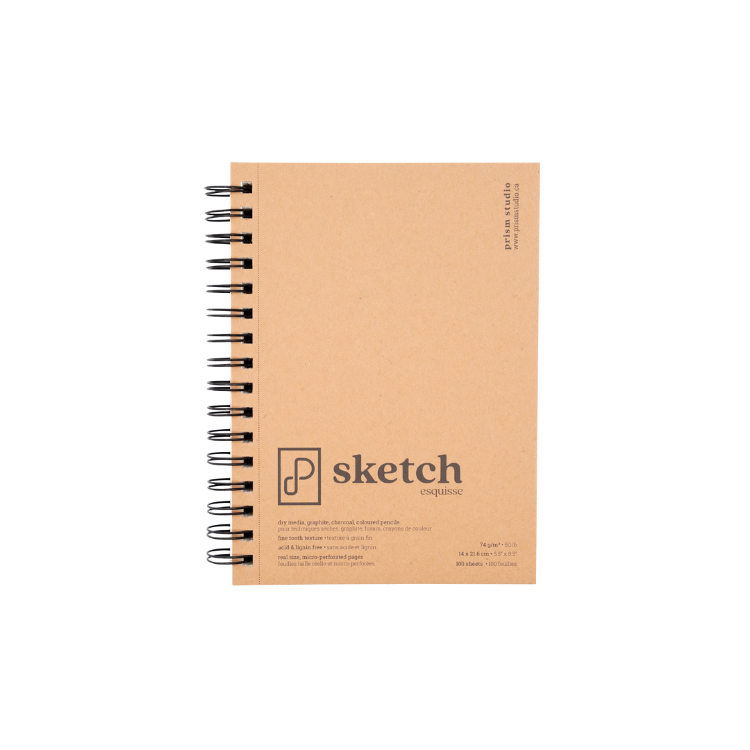 Prism Studio Sketch Pads 50lb 100 Sheets Spiral Bound