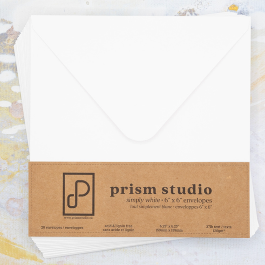Prism Studio Envelopes 6" X 6" Pack of 20