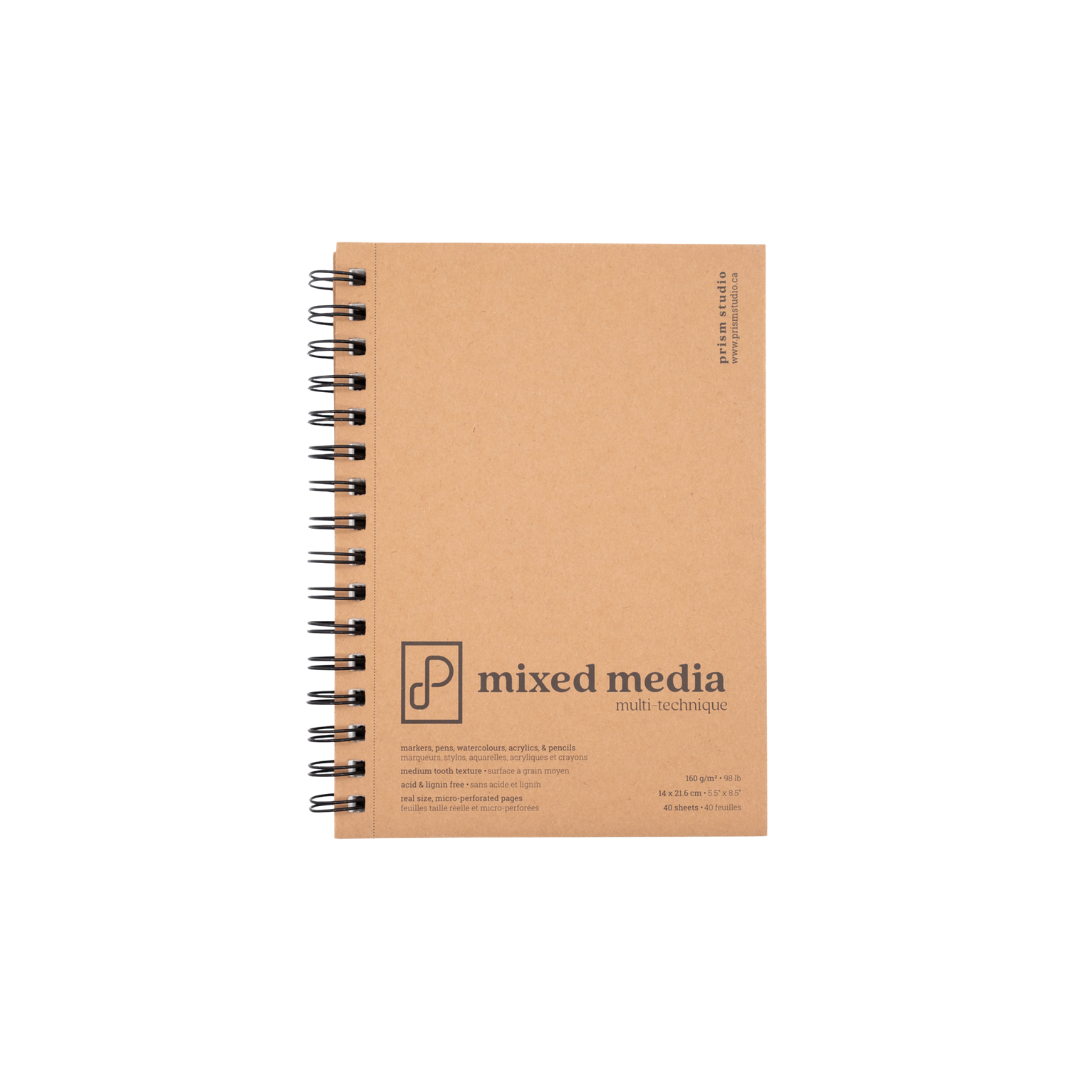 Prism Studio Mixed Media Pads 98lbs Spiral Bound