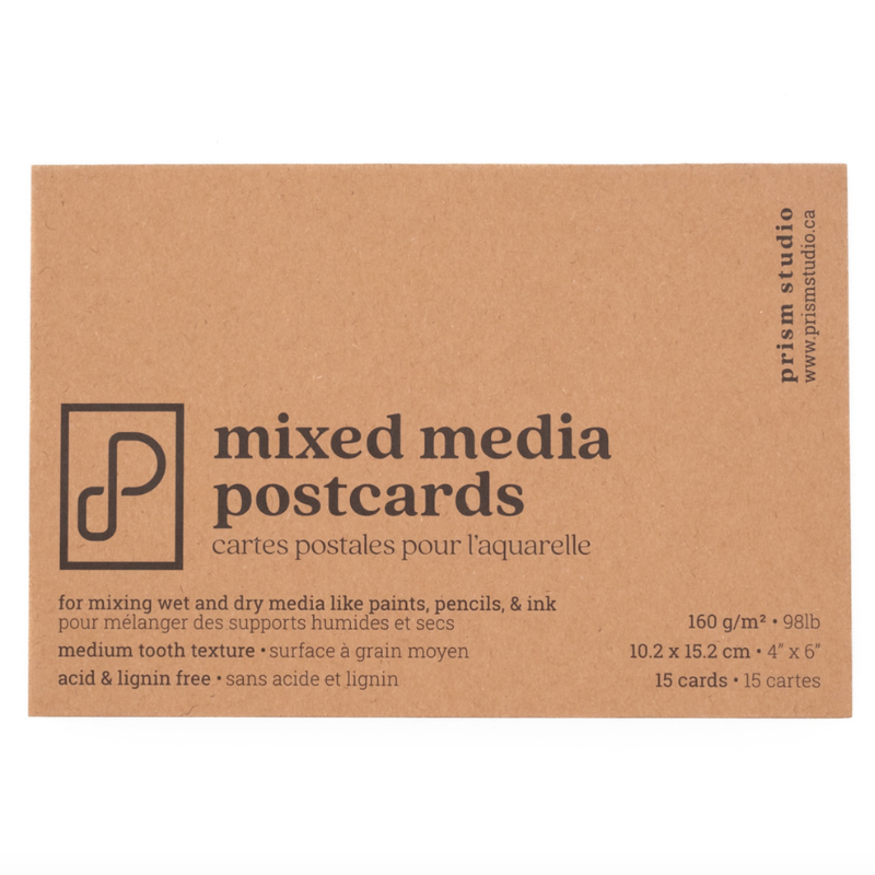 Prism Studio Mixed Media Postcards 4x6" Set of 15