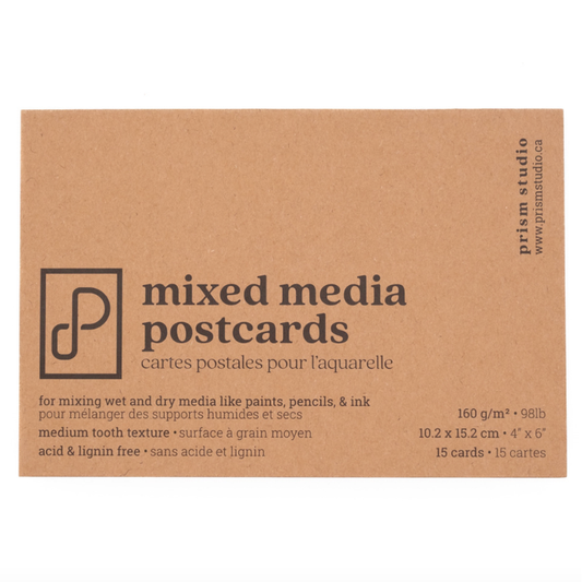 Prism Studio Mixed Media Postcards 4x6" Set of 15