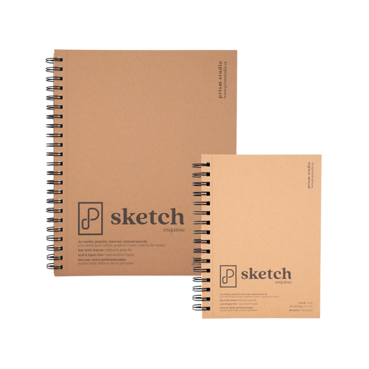 Prism Studio Sketch Pads 50lb 100 Sheets Spiral Bound