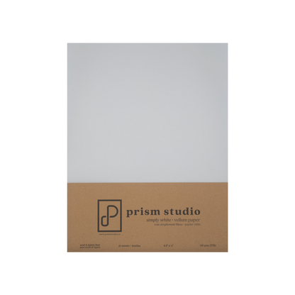 Prism Studio Vellum Paper 10 Sheets 8.5x11"