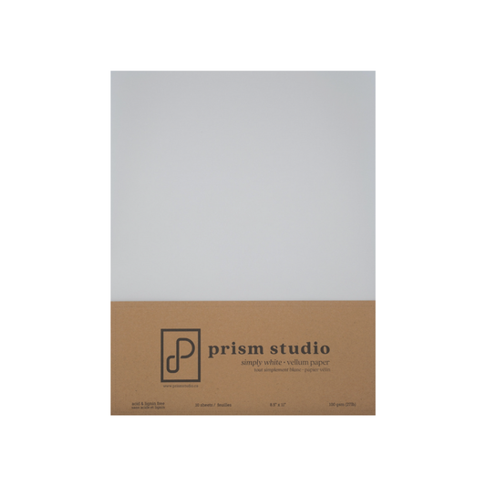 Prism Studio Vellum Paper 10 Sheets 8.5x11"
