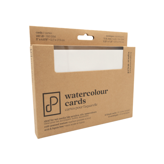 Prism Studio Blank Watercolour Cards w/Envelopes