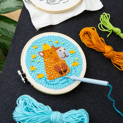 Kikkerland Punch Needle Kit - Capybara