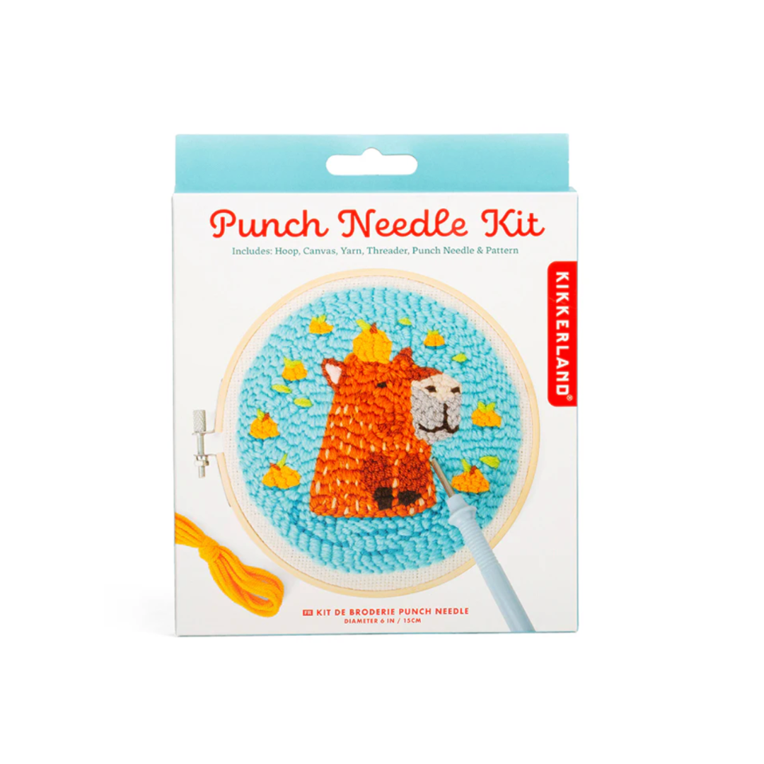 Kikkerland Punch Needle Kit - Capybara