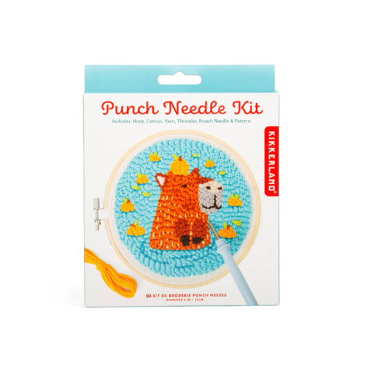 Kikkerland Punch Needle Kit - Capybara