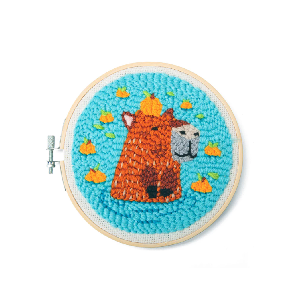 Kikkerland Punch Needle Kit - Capybara