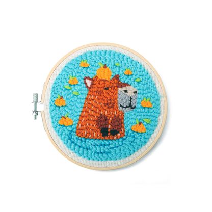 Kikkerland Punch Needle Kit - Capybara