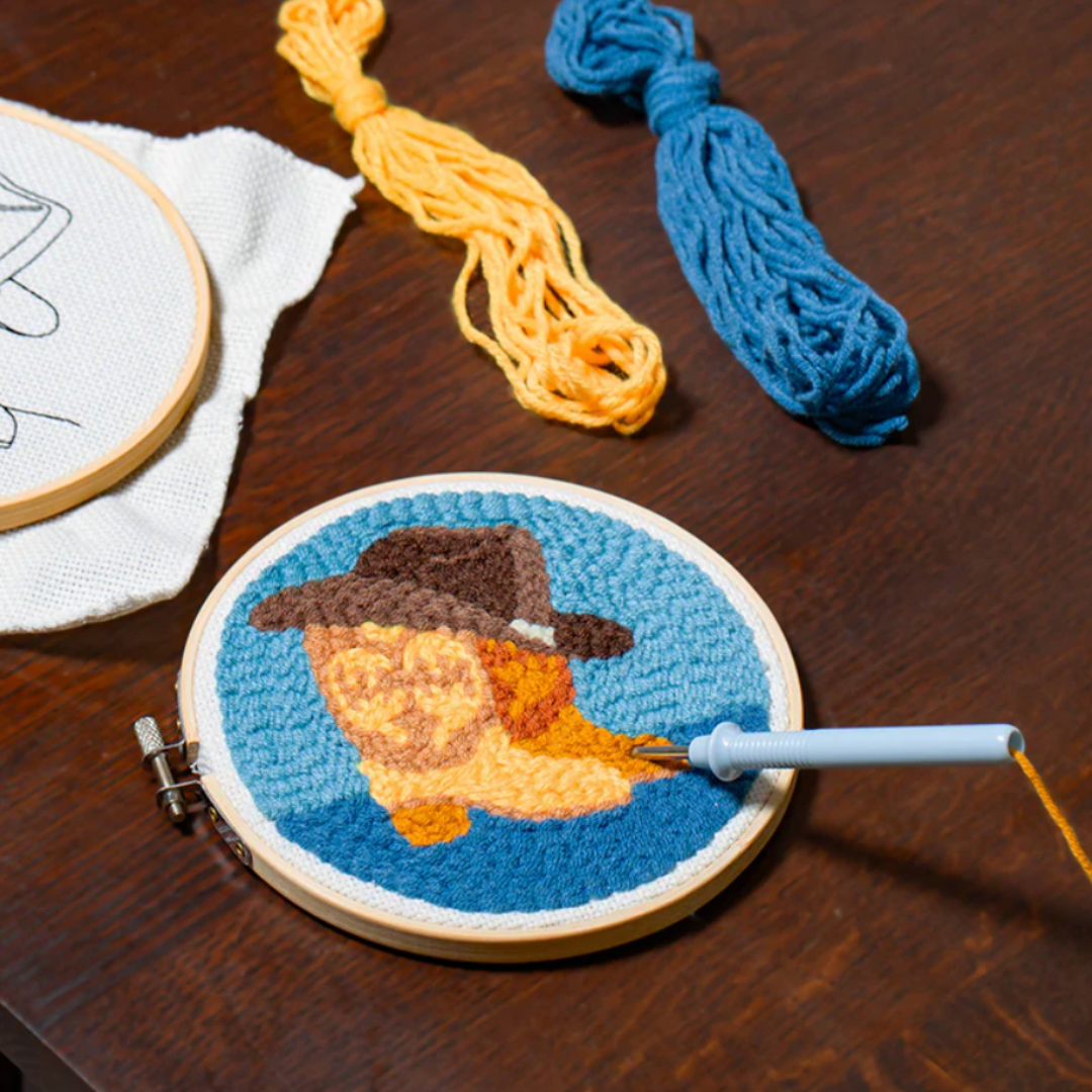 Kikkerland Punch Needle Kit - Western