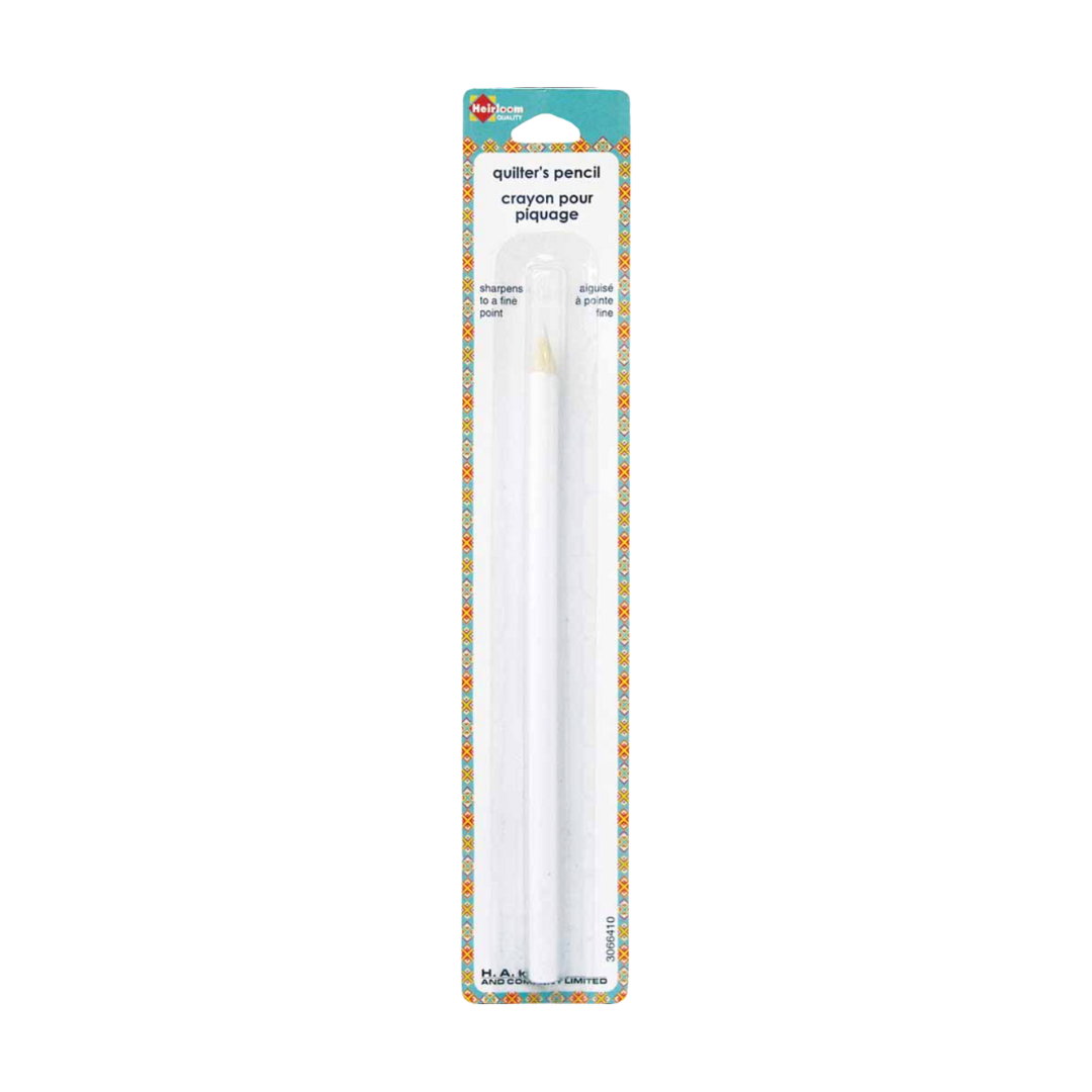 Heirloom Quilters Pencil - White