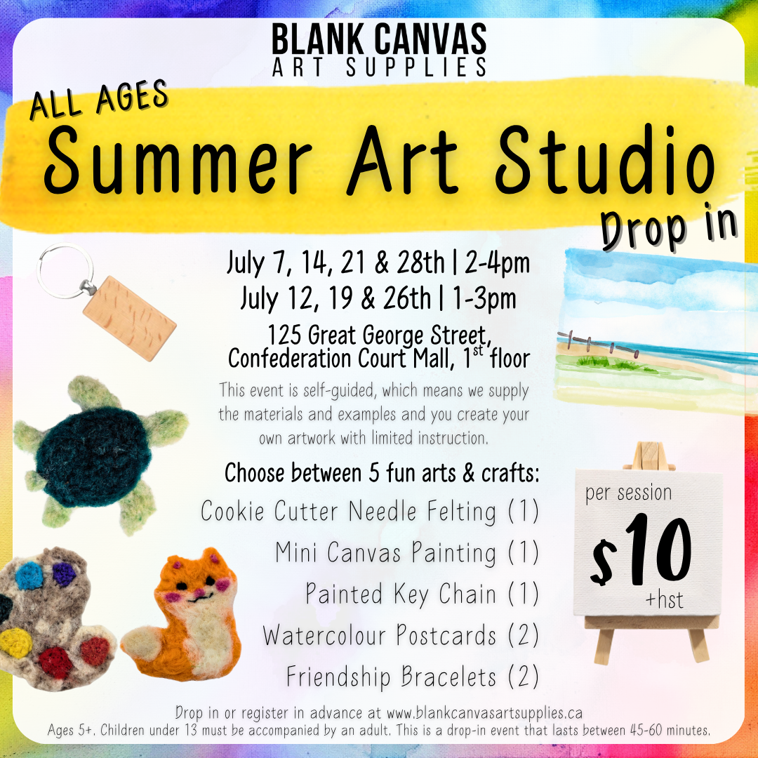 Drop-in Workshop: Summer Art Studio July 28th