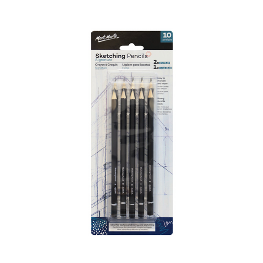 Mont Marte Graphite Pencils Set of 10