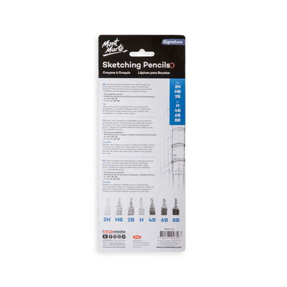 Mont Marte Graphite Pencils Set of 10
